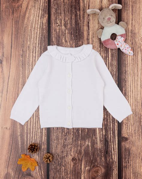 8060Q cardigan bimba panna BURBERRY maglioni jumpers kids 